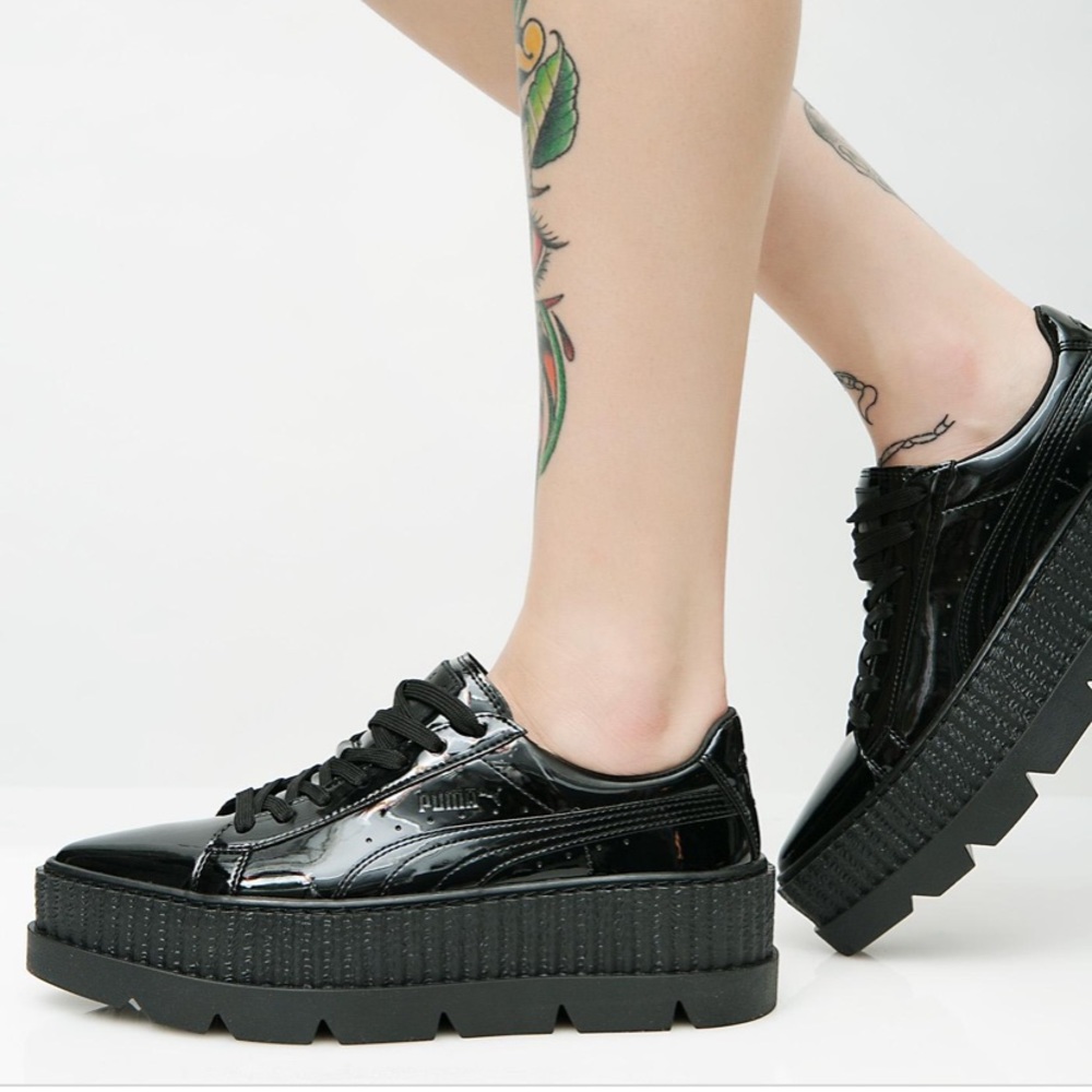 PUMAxFENTY by Rihanna Pointy Patent Creepers sz. 6